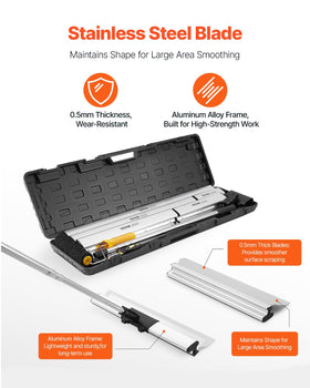 VEVOR 24-inch drywall skim blade for larger wall sections