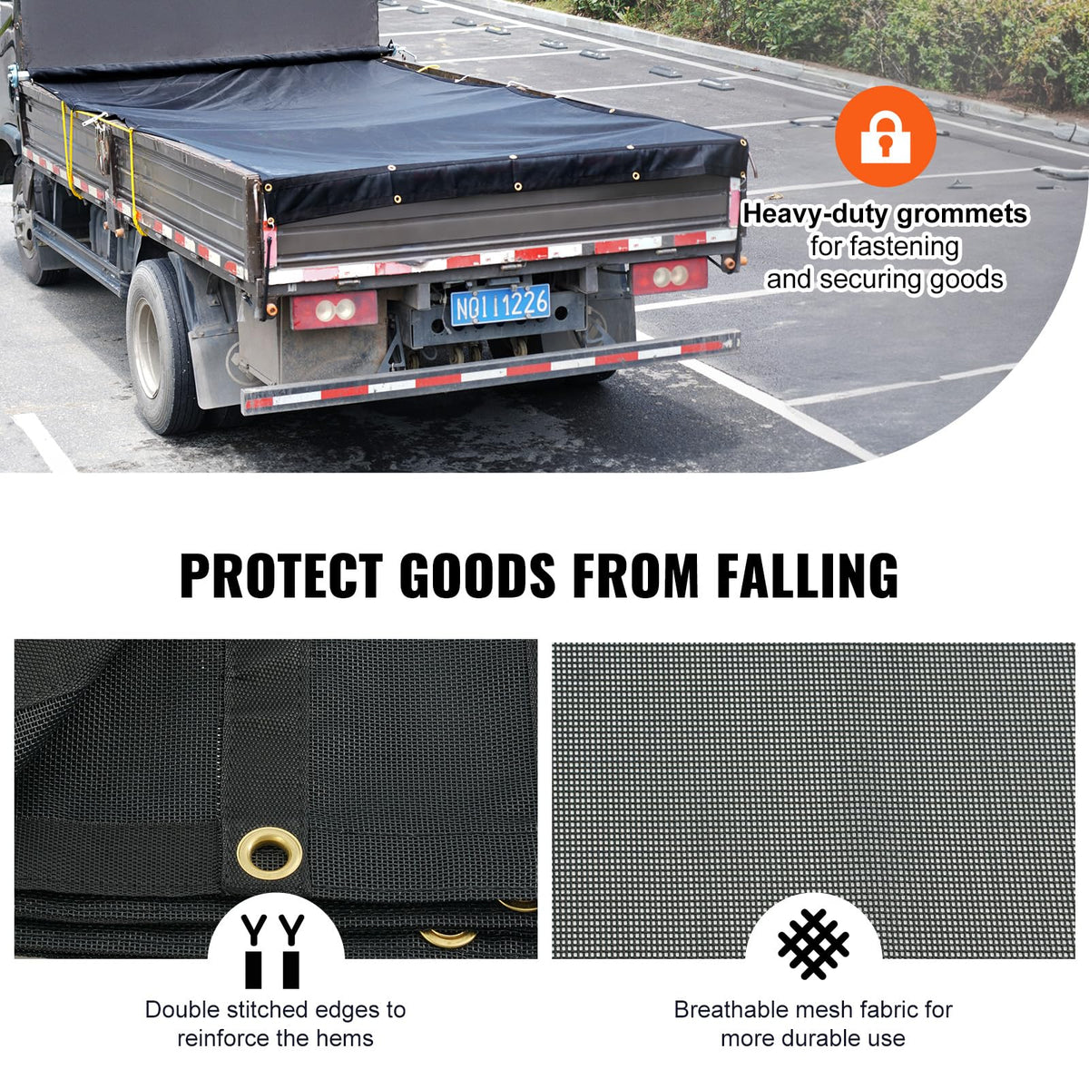 VEVOR front pocket detail for 5.5-inch roller storage