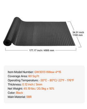 VEVOR dust-and-stain blocking mat keeps spaces clean longer.