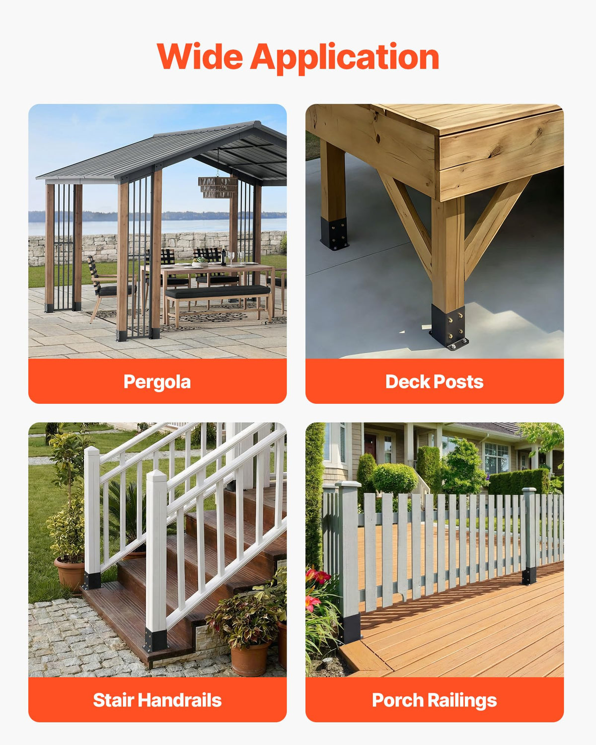 VEVOR easy installation with drill-ready holes and manual.