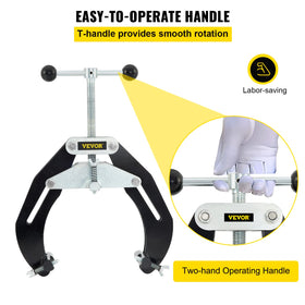 VEVOR ergonomic two-hand handle enables comfortable, steady control during setup.