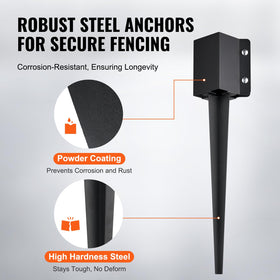 VEVOR powder-coated finish protects against rust and weathering.