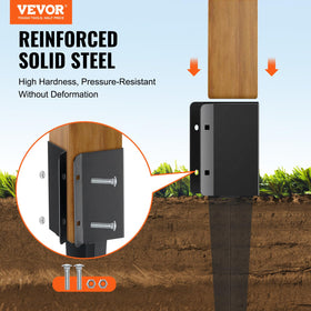 VEVOR thickened hard steel construction for stronger support.