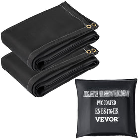 VEVOR Fire Blanket 2-pack ready for quick fire containment in home or shop.