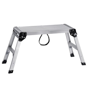 VEVOR folding work platform for versatile DIY tasks with stable footing.