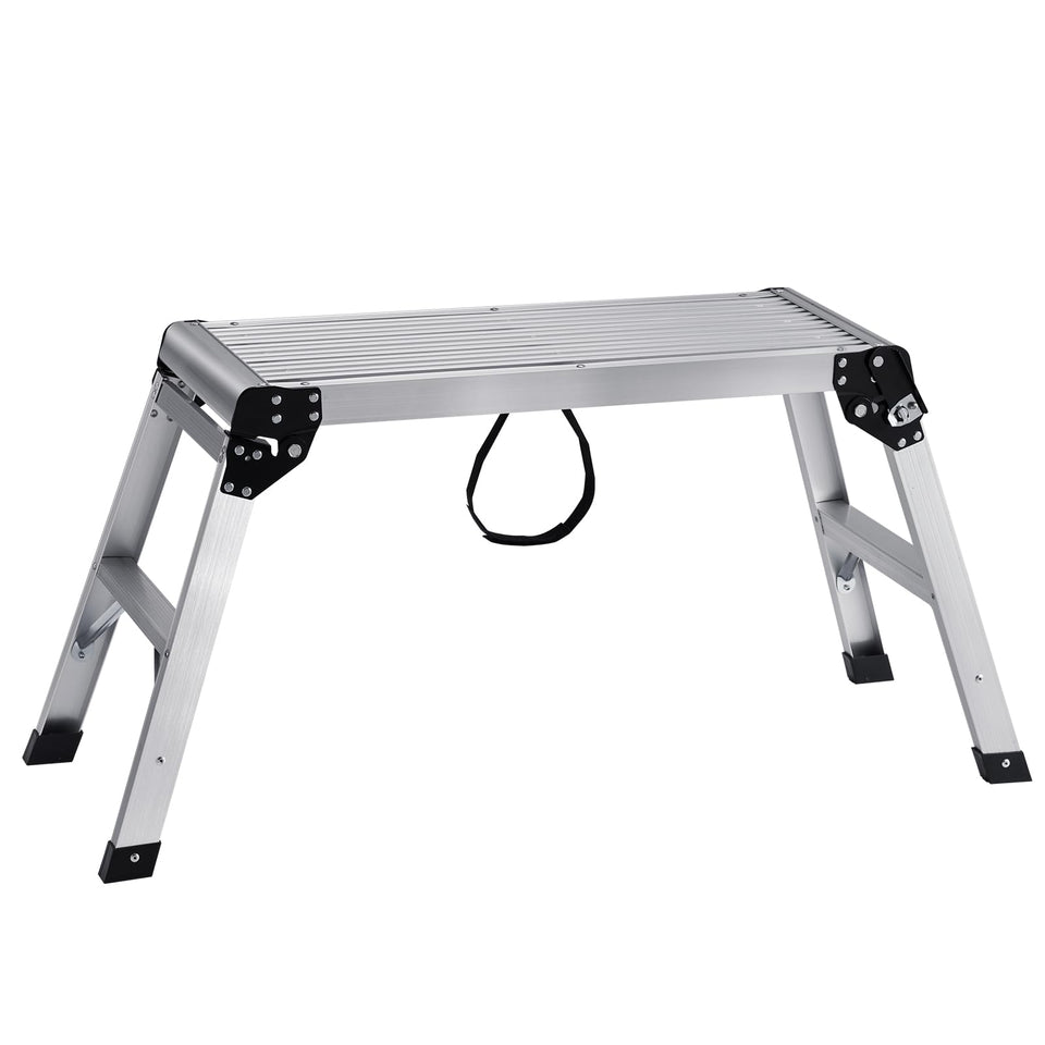 VEVOR folding work platform for versatile DIY tasks with stable footing.