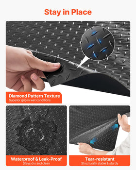 VEVOR waterproof design makes cleaning quick and simple after heavy use.