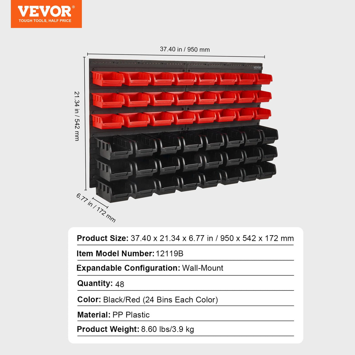 Garage-workshop arrangement demonstrates versatile storage for hardware