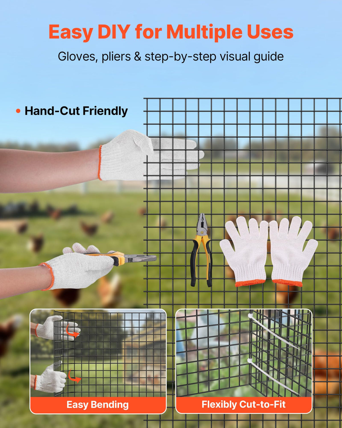 VEVOR mesh protecting garden beds and small pets