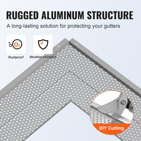 VEVOR aluminum construction resists rust for long-lasting performance.
