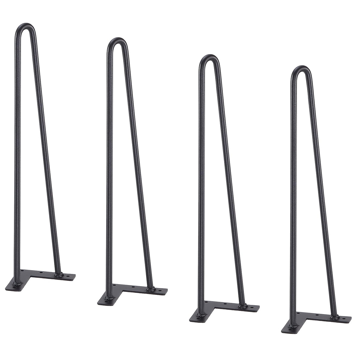 VEVOR black powder coated hairpin legs for a sleek look.
