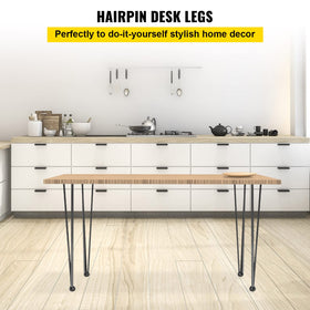VEVOR hairpin legs 22in with 220-lb per-leg capacity for sturdy setups.