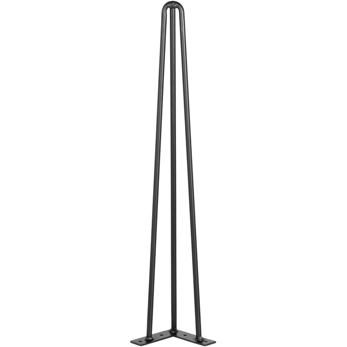 VEVOR hairpin table legs 16in black 880 lbs per-set capacity for heavy use.