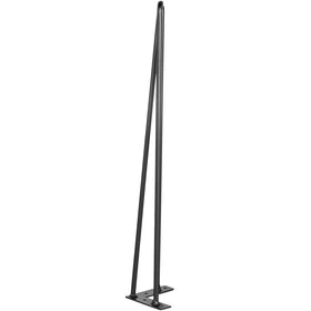 VEVOR hairpin table legs 24-inch assembly instruction image aids quick setup.