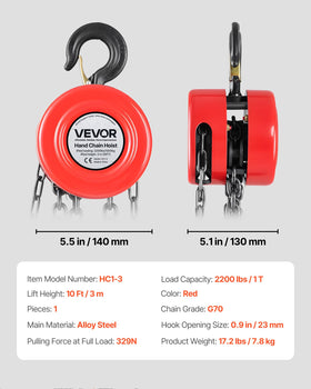 VEVOR Compact operation reduces effort with smooth bearings.