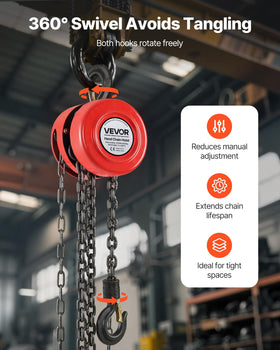 VEVOR Security brake holds loads securely during operation.