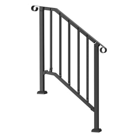 VEVOR 2-step rail installed on porch steps for safer access.