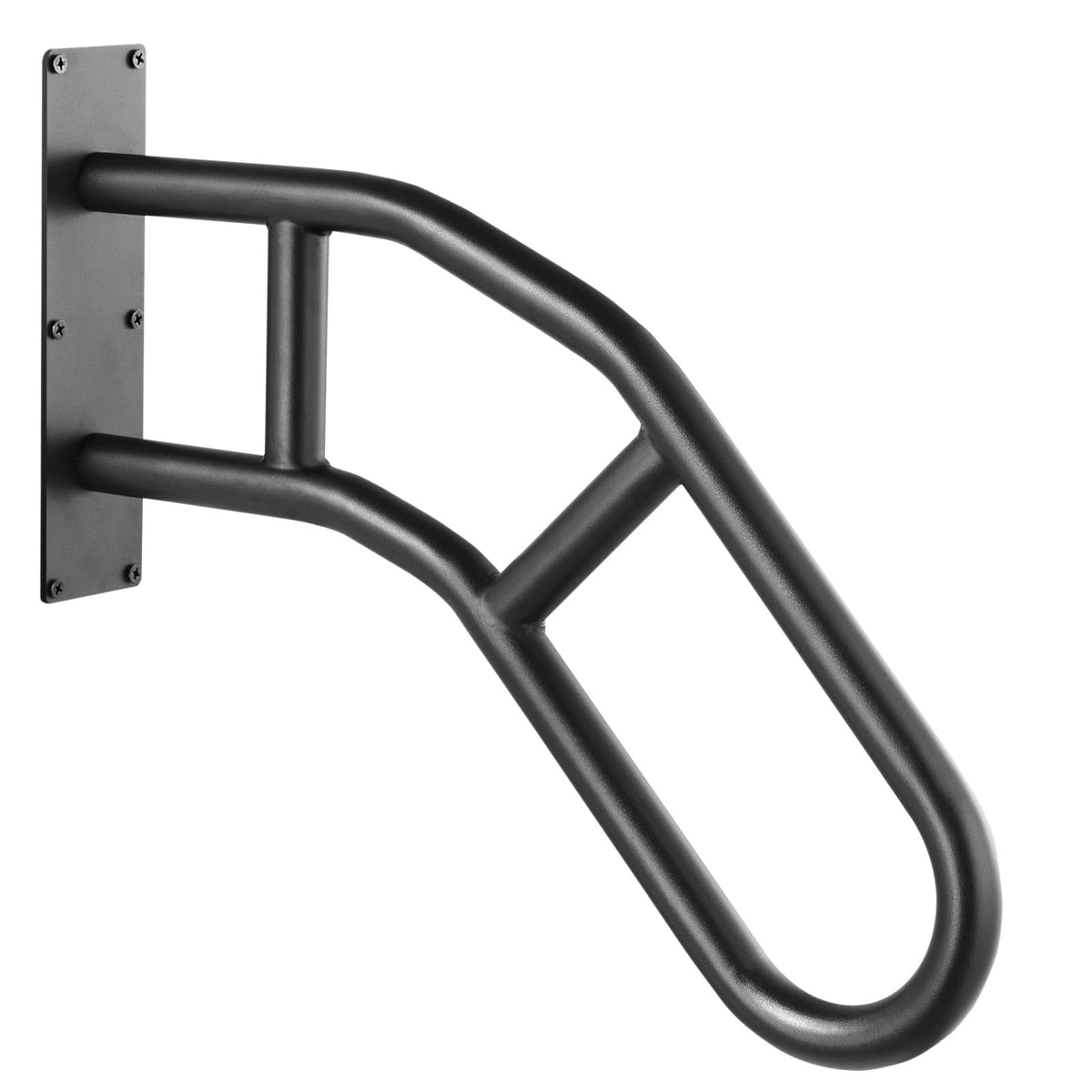 VEVOR handrail features a smooth sandblasted grip for comfortable use.