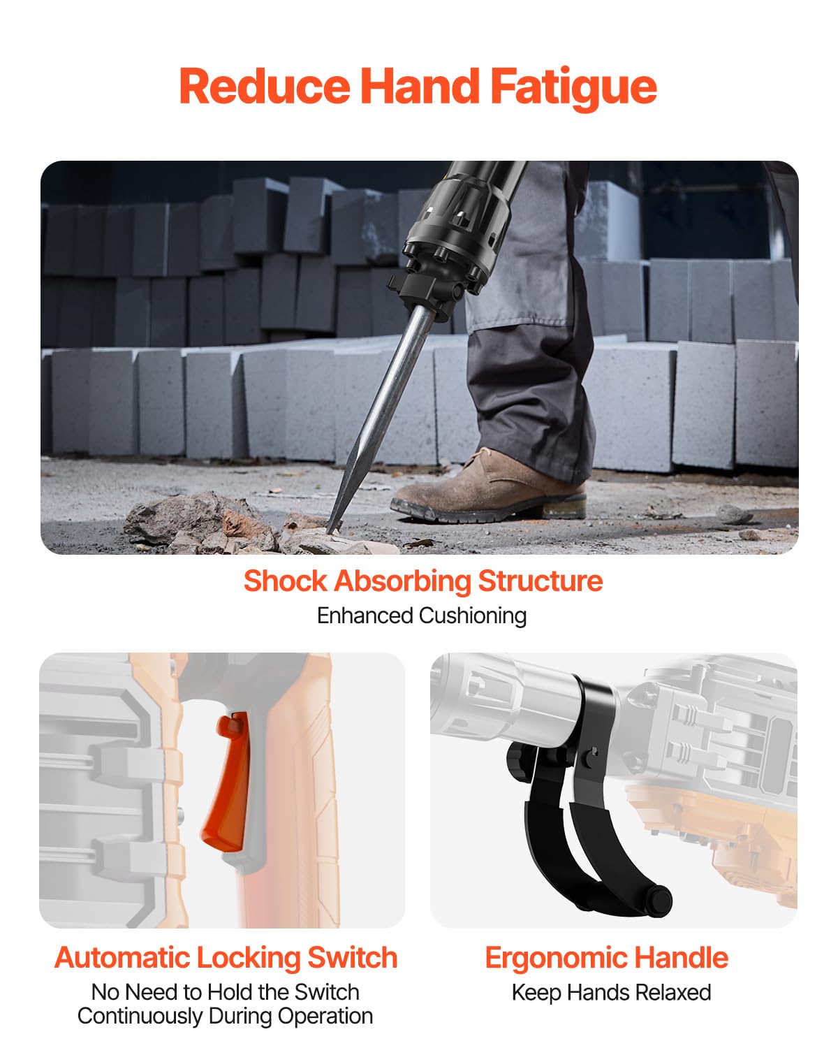 VEVOR heavy-duty aluminum construction resists corrosion for longevity