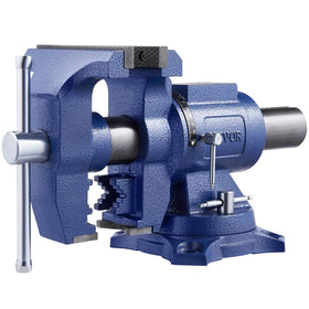 VEVOR heavy-duty bench vise with 6-1/2-inch jaw width for larger workpieces.