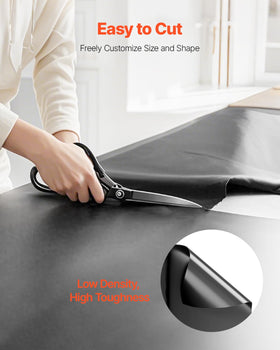 VEVOR heavy-duty plastic sheeting resists tearing and sun exposure