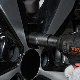 VEVOR 34mm deep impact socket for robust truck hardware tasks.