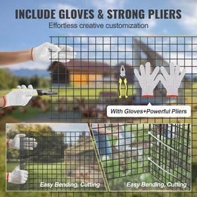VEVOR gloves and pliers included to simplify installation