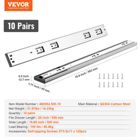 VEVOR installation guidance highlights precise spacing for easier setup