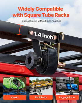 VEVOR fixed-design straps reduce cargo movement for safer solo setups