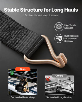 VEVOR crank-handle system enables quick tightening without extra help