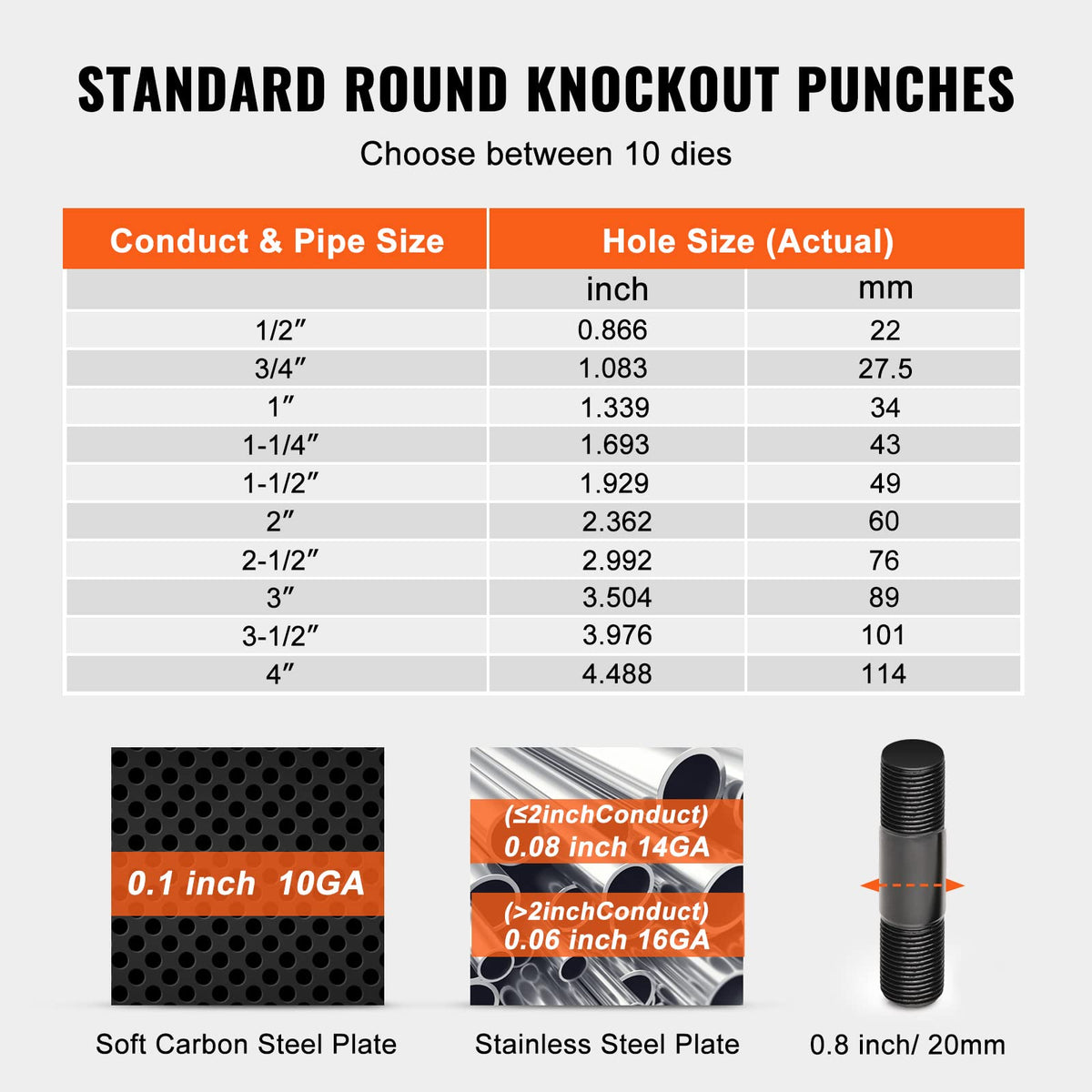 Laser-engraved alignment marks on the punch kit ensure quick, accurate positioning.