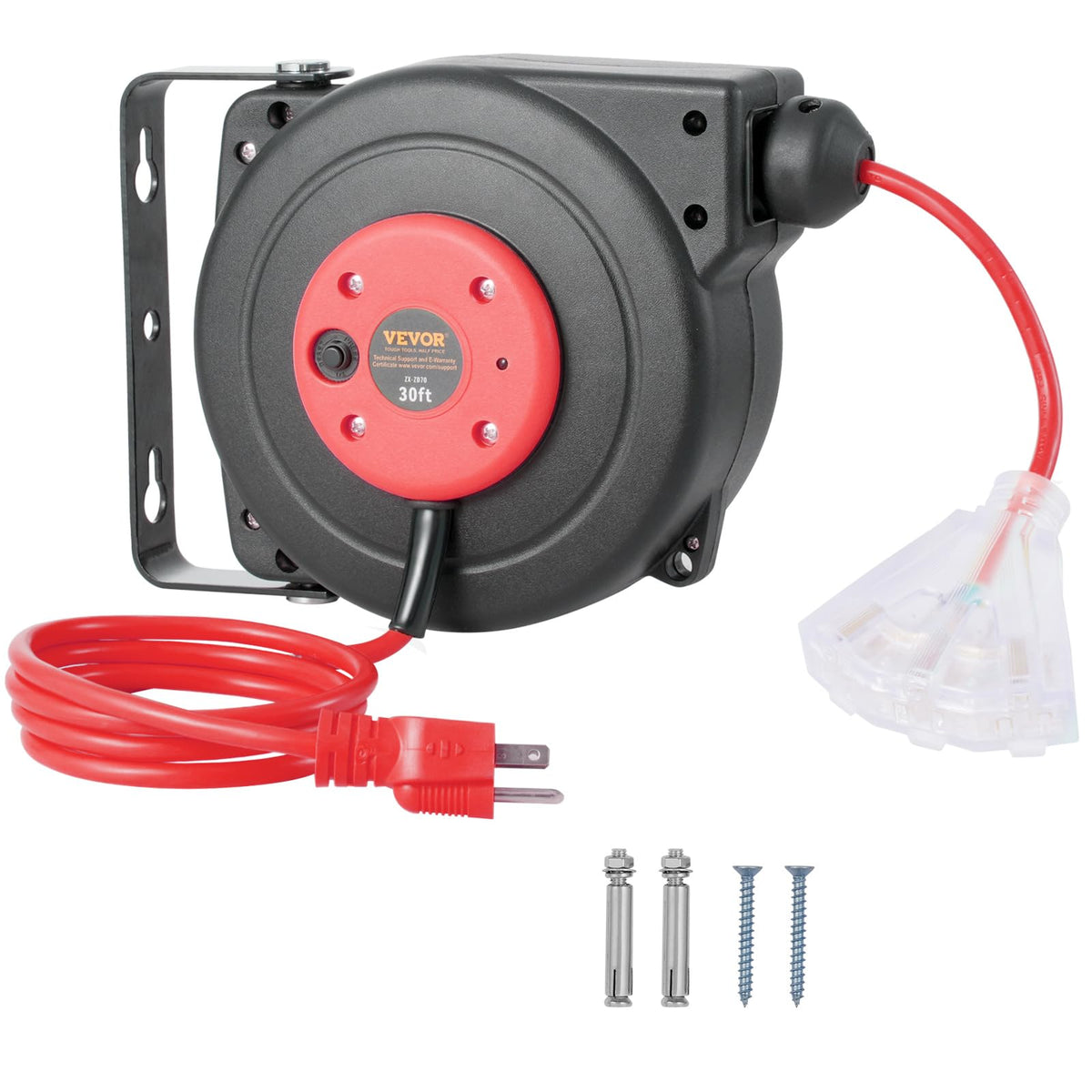 VEVOR 4.5 ft lead-in cord offers flexible power access