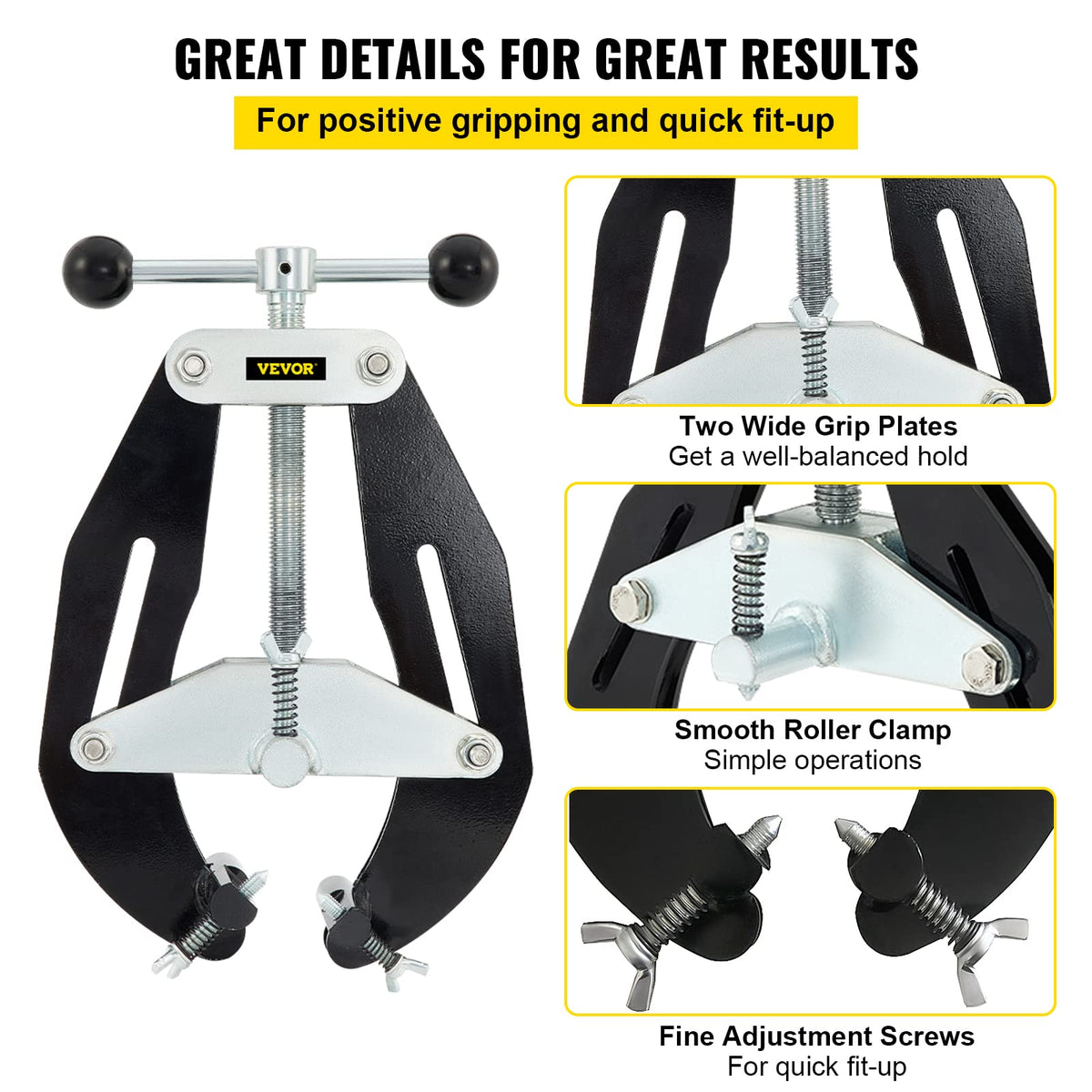 VEVOR lightweight portable design allows easy transport between job sites.