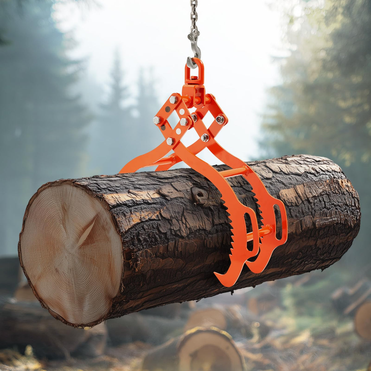 VEVOR log lifting tongs ideal for hay bales and wires.