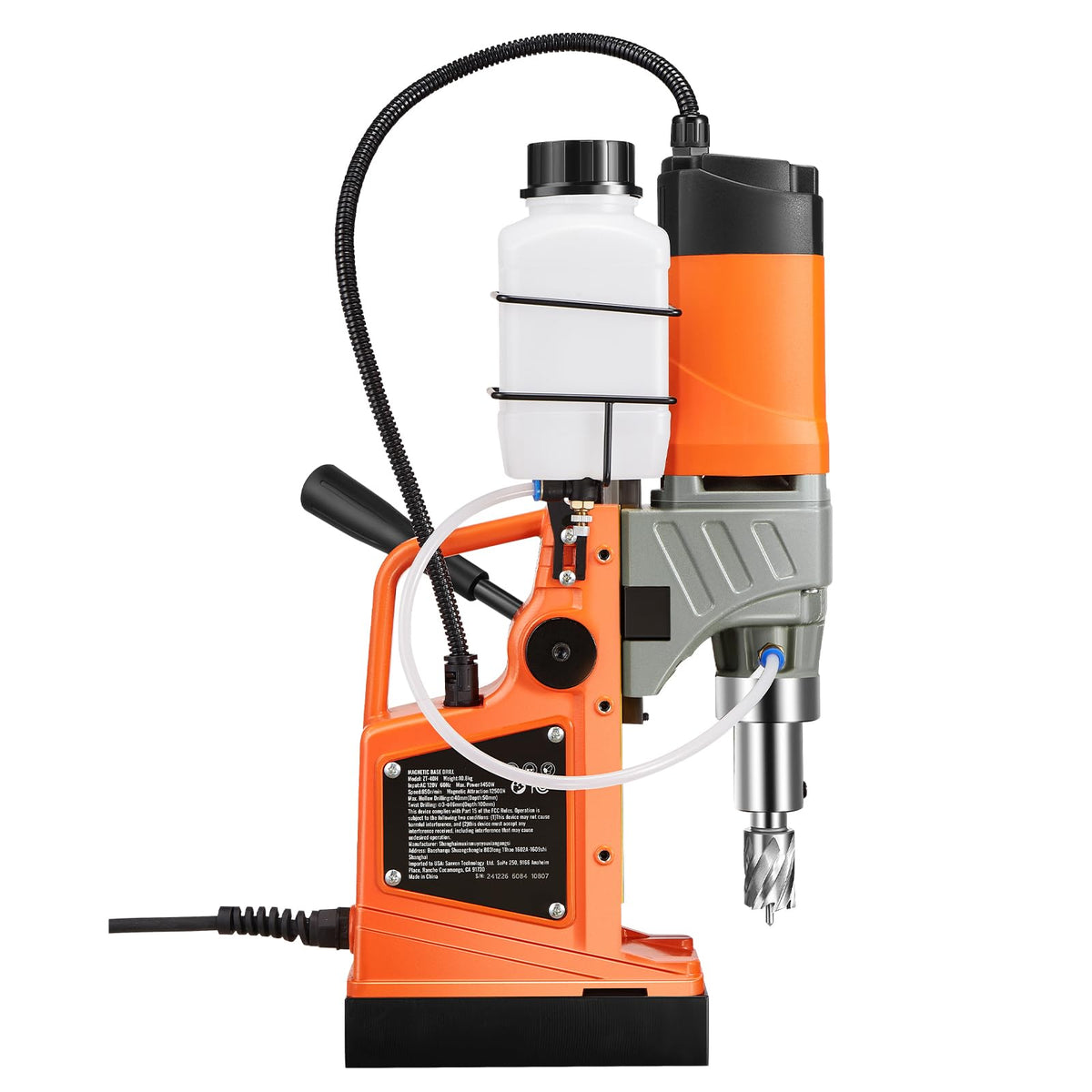 VEVOR compact magnetic drill press ideal for home or workshop projects.