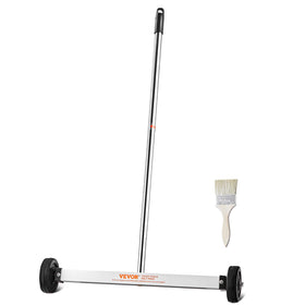 VEVOR magnetic pick up sweeper with 17-inch head capturing nails