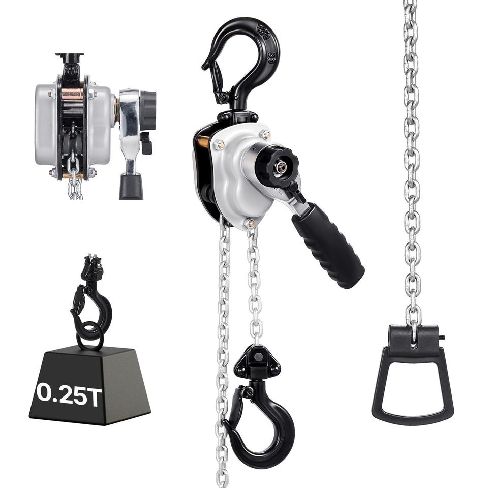 VEVOR manual lever chain hoist compact design for tight spaces