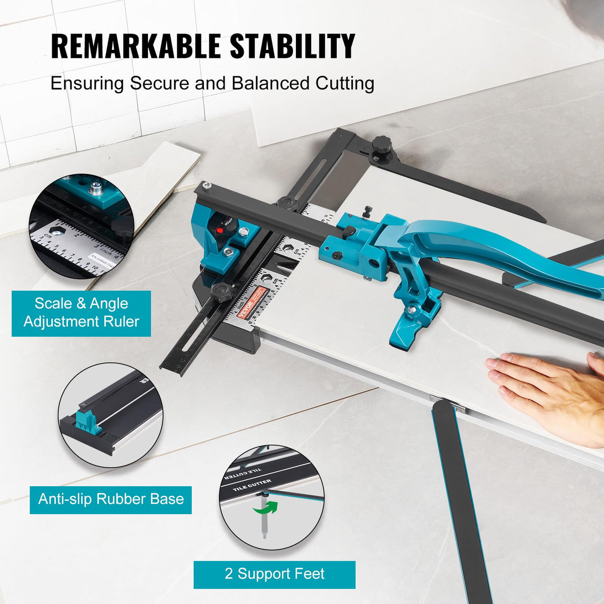 VEVOR marking path guide ensures straight cuts