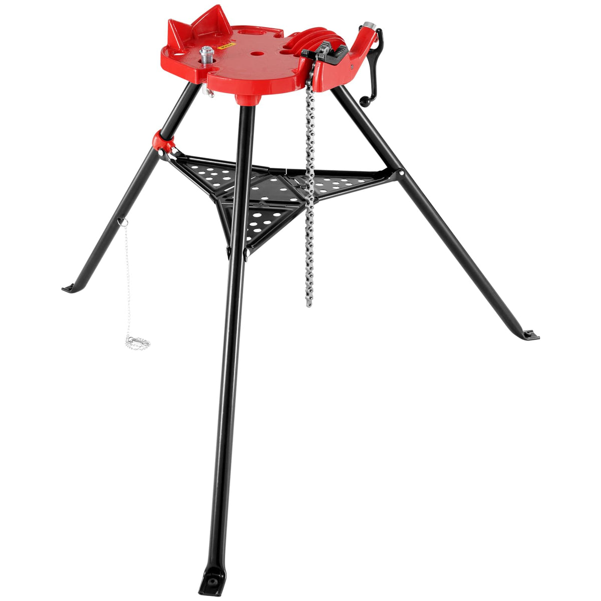 VEVOR Mophorn 460-6 supports steel, copper, and PVC pipes for threading.