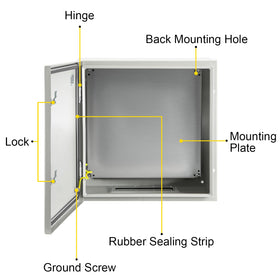VEVOR NEMA enclosure ip65-label confirms protective rating and outdoor suitability.