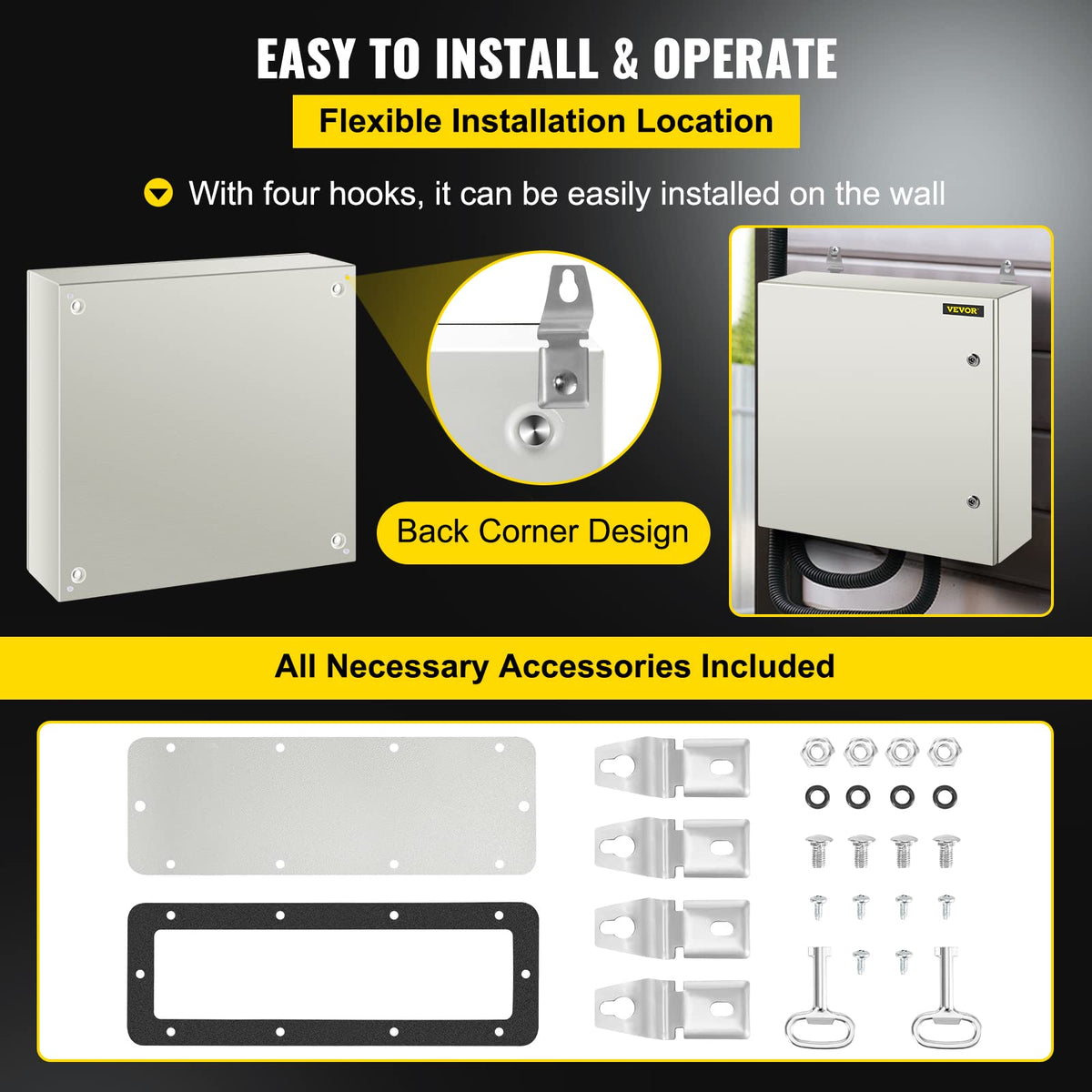 IP66 rated enclosure indicating water and dust resistance.