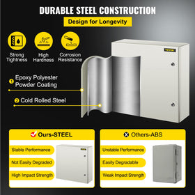 VEVOR NEMA enclosure side hinge for durable mounting.