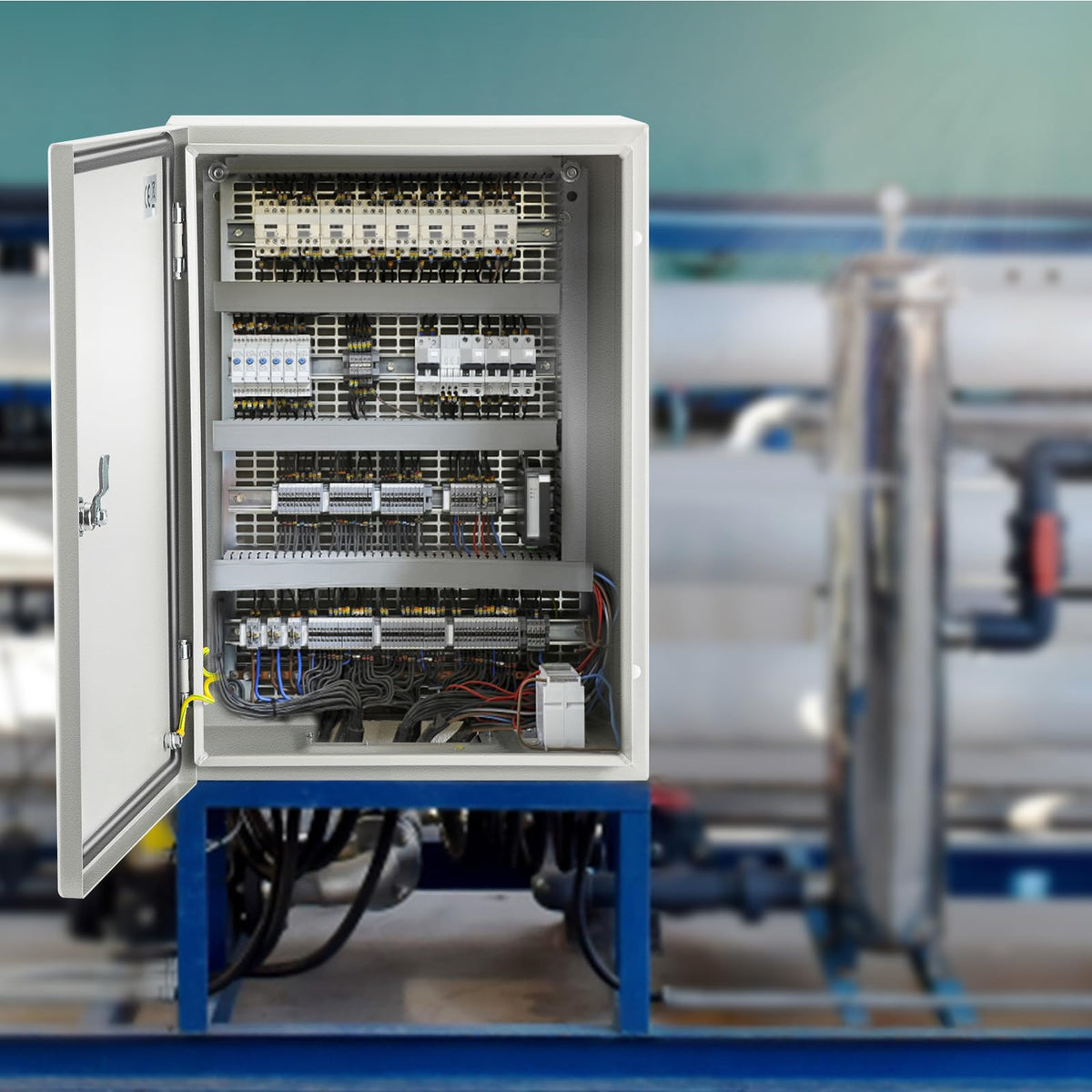 VEVOR NEMA steel enclosure indoor outdoor versatility for facilities
