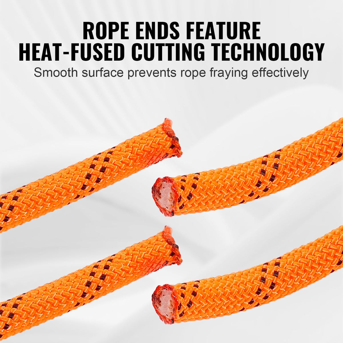 VEVOR outdoor climbing rope in natural setting shows suitability for trips.