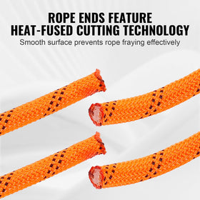 VEVOR outdoor climbing rope in natural setting shows suitability for trips.