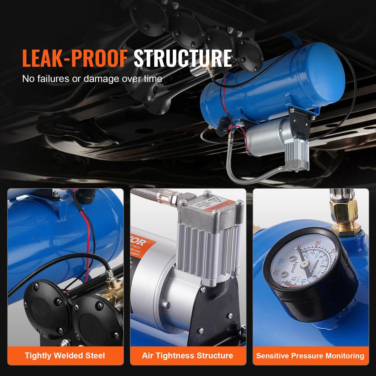 VEVOR PA pipe handles high temperatures up to 120°C for reliability.