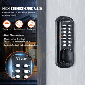 VEVOR packaging image indicates easy DIY installation and included hardware.