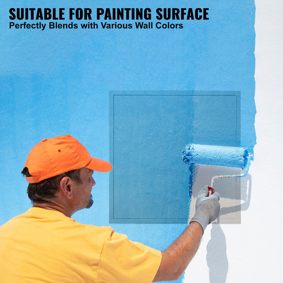 VEVOR paintable white surface ready for customization to match decor.
