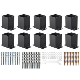 VEVOR post brackets ideal for pergolas, porches, and railing bases.