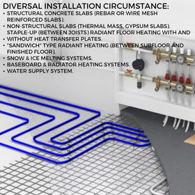 VEVOR PEX tubing maintains durable performance in varying weather
